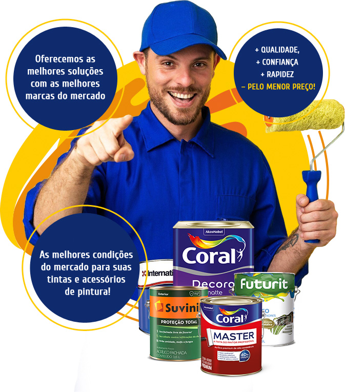 Somos especialistas na área de tintas e complementos correlacionados